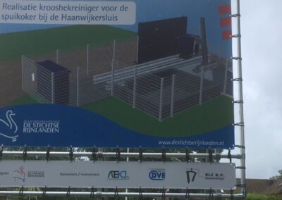 Realisatie krooshekreiniger voor de spuikoker Haanwijkersluis Harmelen